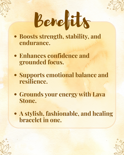 Premium Green Aventurine Lava Bracelet (Good Luck, Growth & Positive Opportunities)