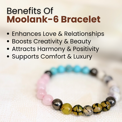Moolank 6 Power Bracelet (Love, Balance & Inner Strength)