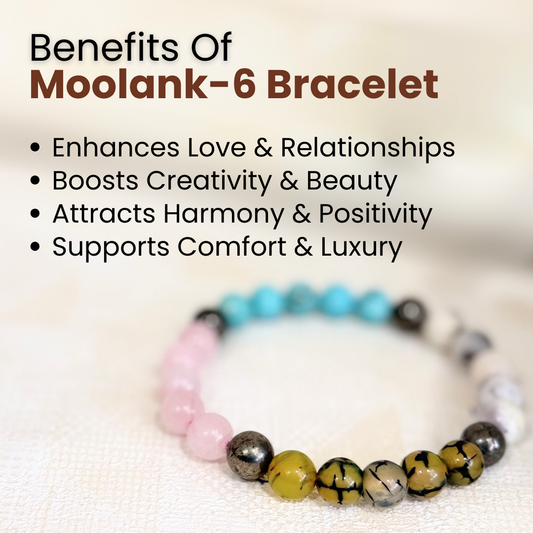 Moolank 6 Power Bracelet (Love, Balance & Inner Strength)