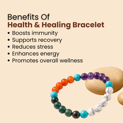 Natural Health & Healing Bracelet (Healing, Immunity & Vitality)