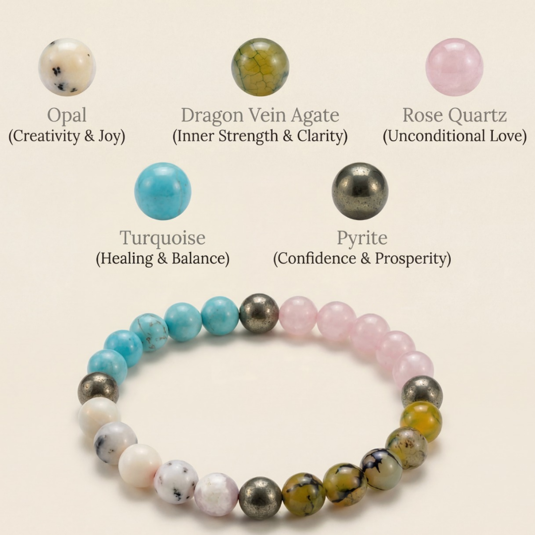 Moolank 6 Power Bracelet (Love, Balance & Inner Strength)