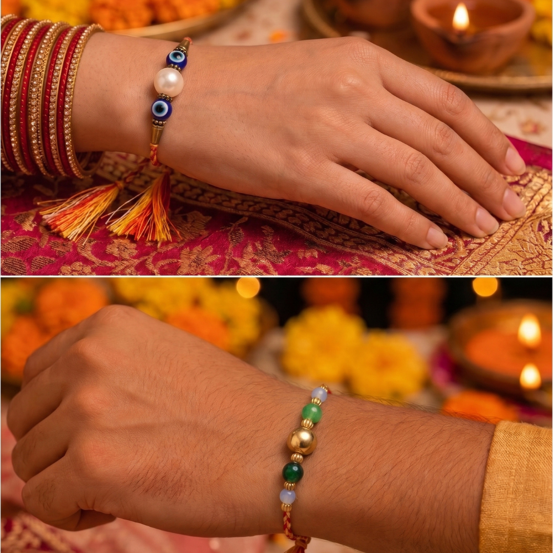 Moolank 5 Rakhi Gift Hamper (Married Brother Combo)