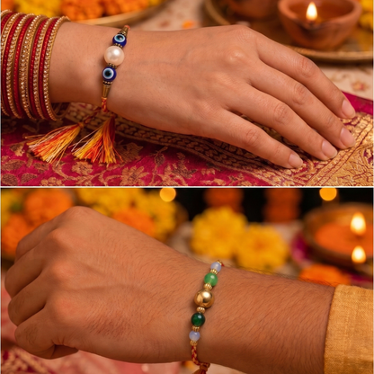 Moolank 5 Rakhi Gift Hamper (Married Brother Combo)