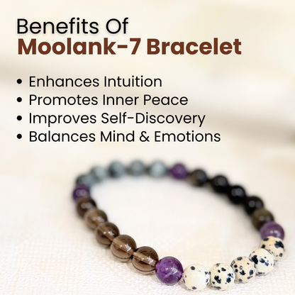 Moolank 7 Power Bracelet (Spiritual Insight, Protection & Inner Peace)