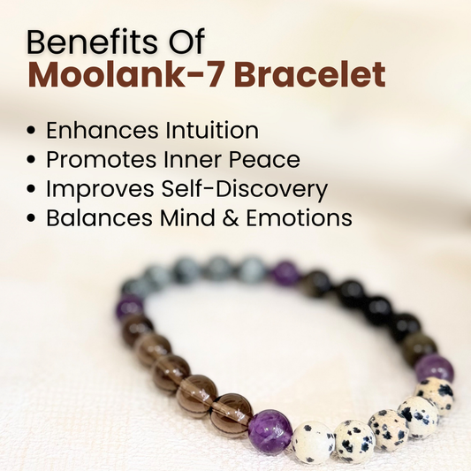 Moolank 7 Power Bracelet (Spiritual Insight, Protection & Inner Peace)