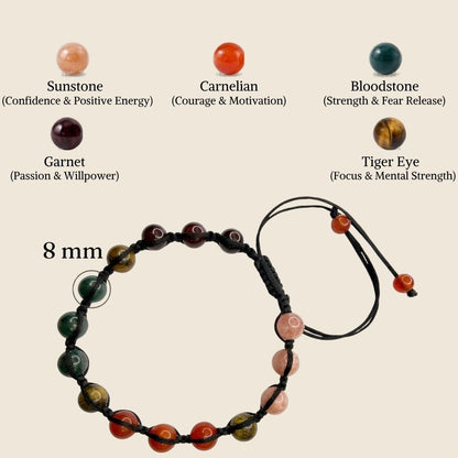 Moolank 1 Power Adjustable Bracelet (Leadership, Courage & Self-Empowerment)