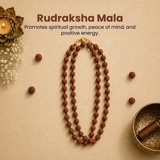 Rudraksha Mala – Spiritual Protection, Peace & Divine Energy