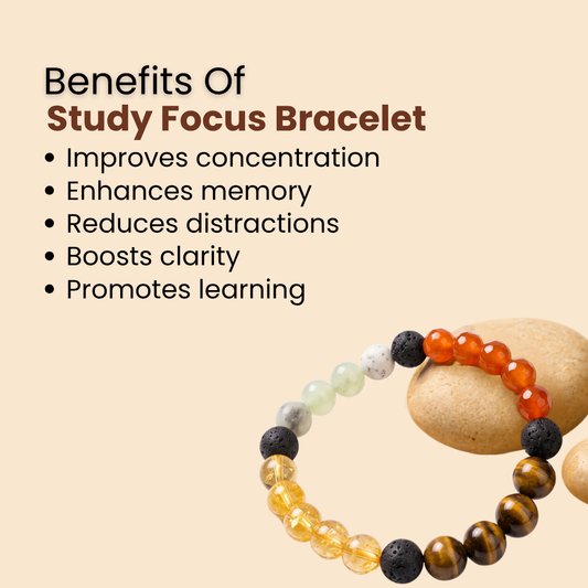 Natural Study Focus Bracelet (Clarity, Confidence & Concentration)