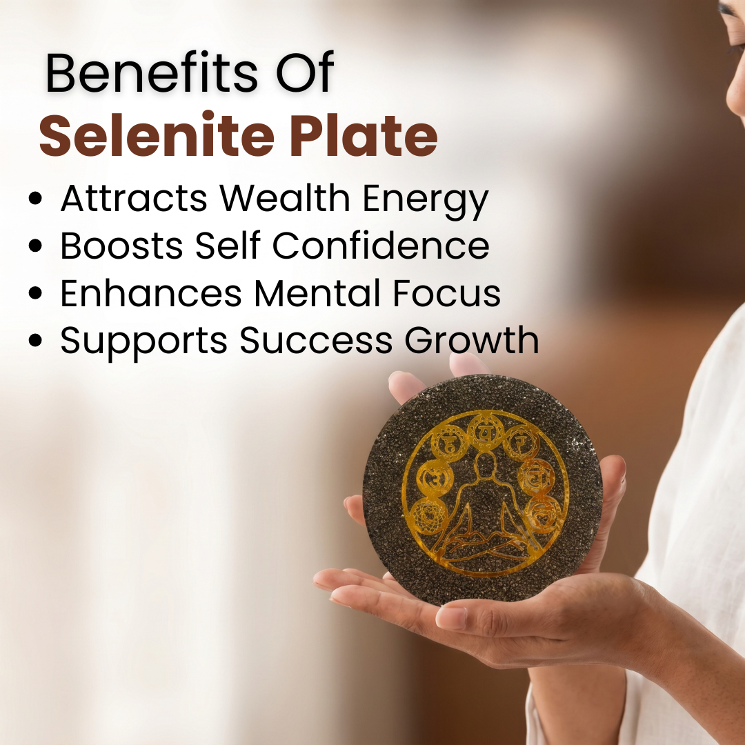 Pyrite Plate – Cleanse, Recharge & Attract Prosperity