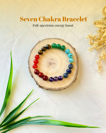 7 CHAKRA HEALING BRACELET (BALANCE, PROTECTION & SUCCESS)