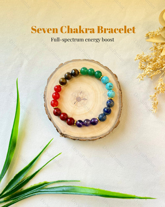 7 CHAKRA HEALING BRACELET (BALANCE, PROTECTION & SUCCESS)