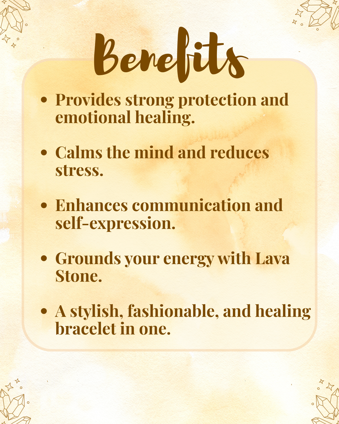 Premium Turquoise Lava Bracelet (Protection, Healing & Confident Communication)