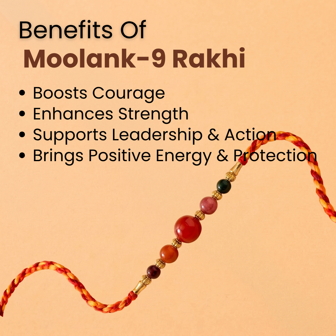 Moolank 9 Rakhi – Courage, Strength & Determination