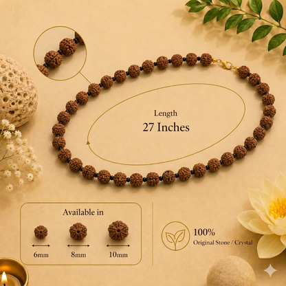 Rudraksha Mala – Spiritual Protection, Peace & Divine Energy