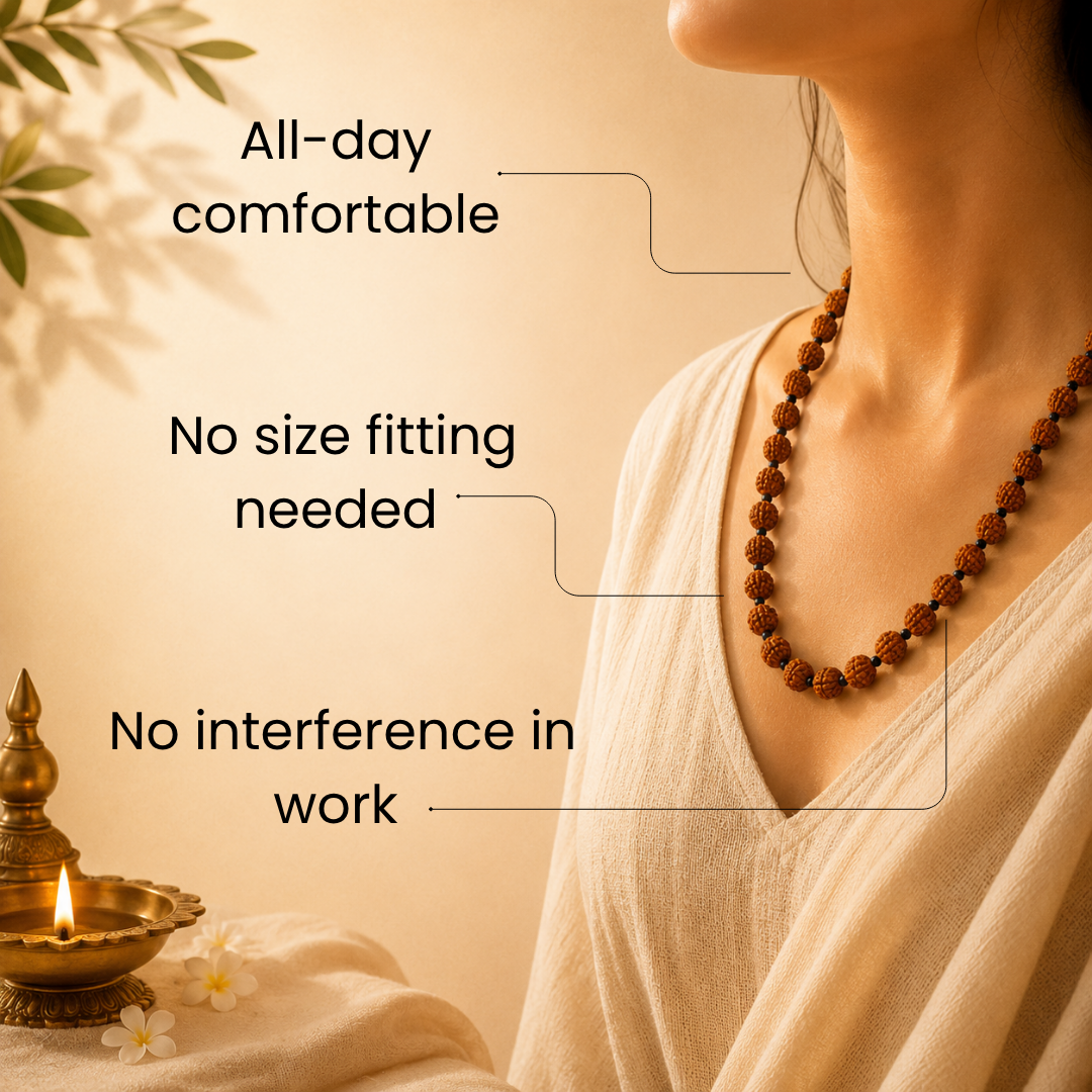 Rudraksha Mala – Spiritual Protection, Peace & Divine Energy