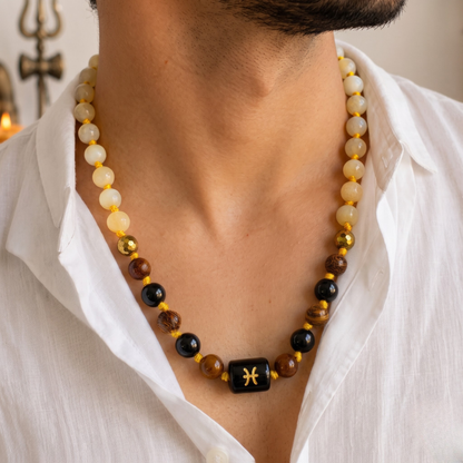 Pisces Zodiac Mala – Protection, Stability & Emotional Balance