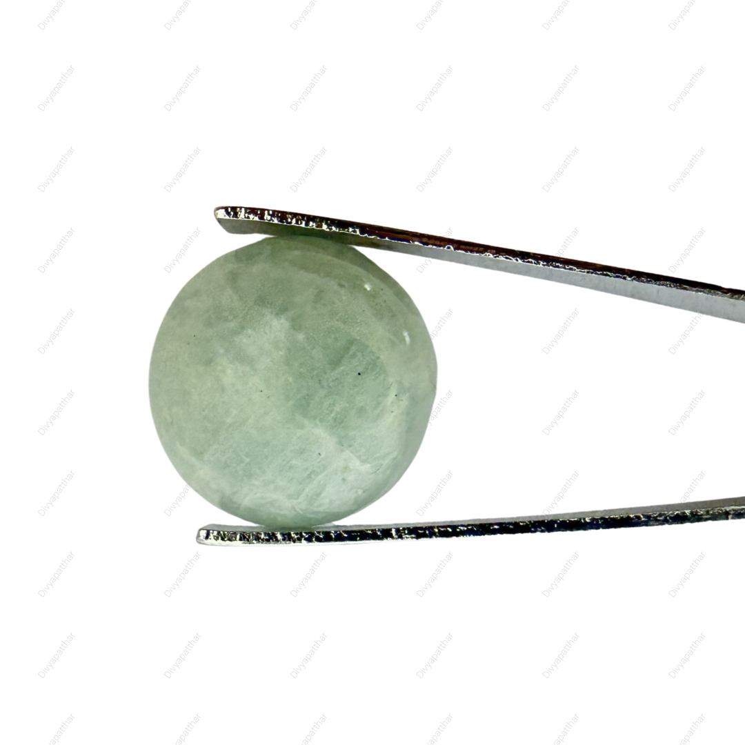 Natural Aquamarine Gemstone – Round Shape (16.05 Carat | 17.49 Ratti)
