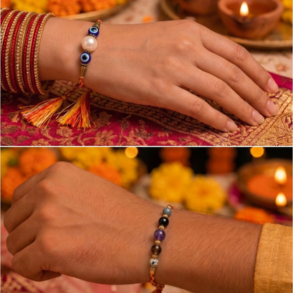Moolank 7 Rakhi Gift Hamper (Married Brother Combo)