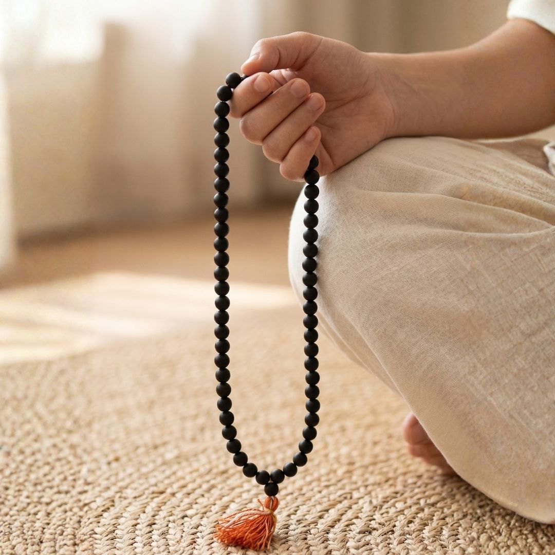 Karungali Jap Mala – Protection, Positivity & Spiritual Strength