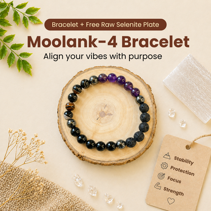Moolank 4 Power Bracelet (Stability, Protection & Grounded Focus)