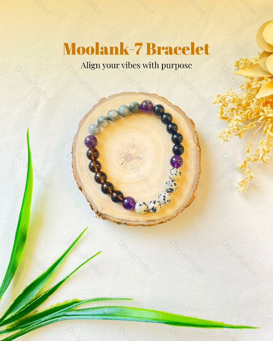 Moolank 7 Power Bracelet (Spiritual Insight, Protection & Inner Peace)