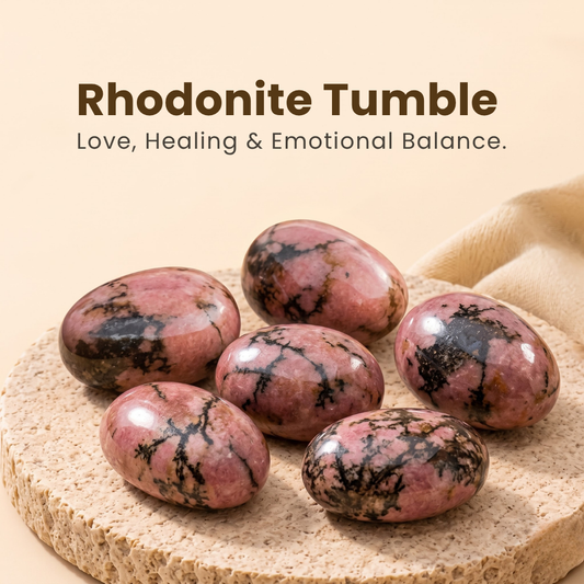 Rhodonite Tumble – Love, Healing & Emotional Balance