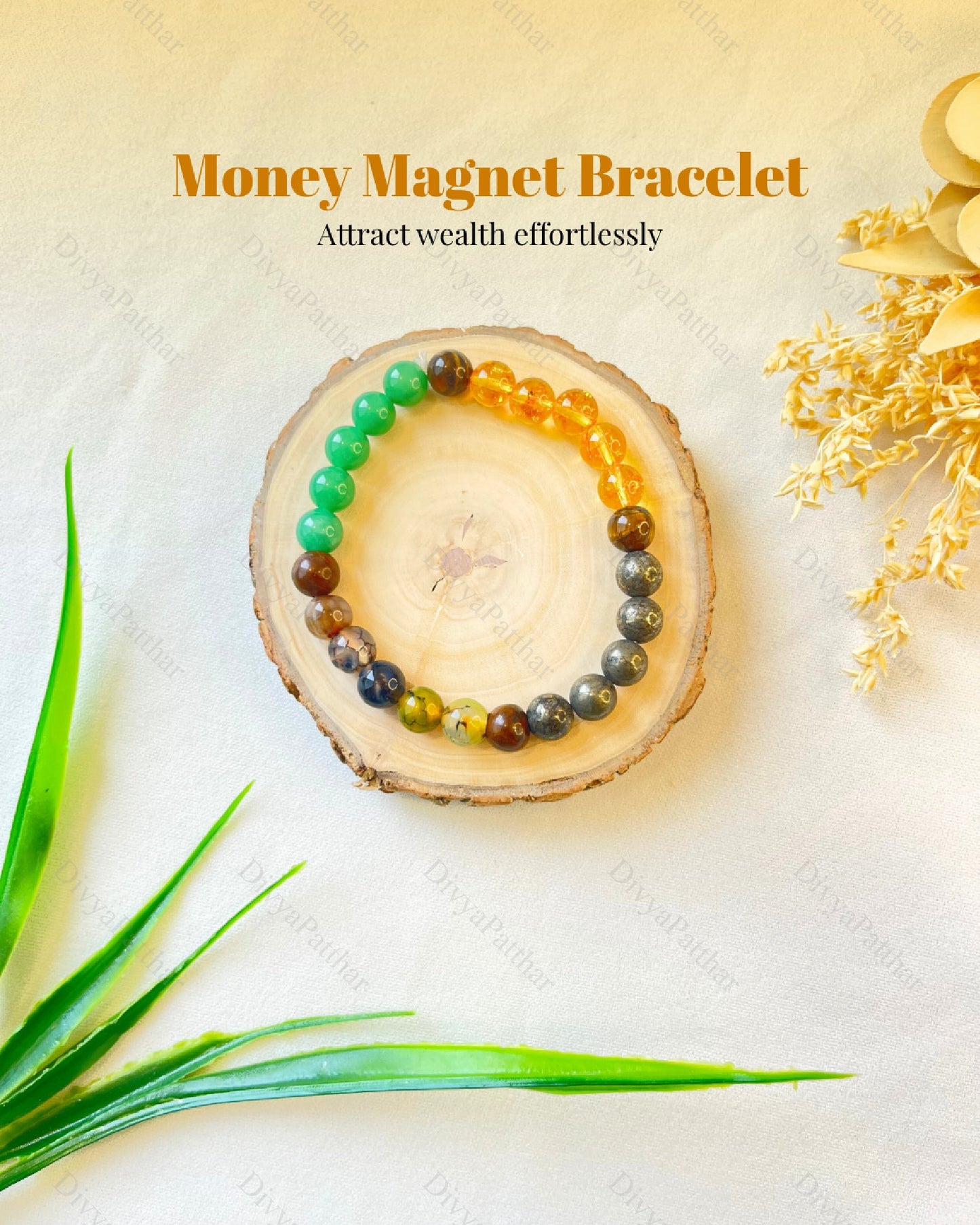 Money Magnet Bracelet (Attract Wealth, Luck & Grounded Growth)