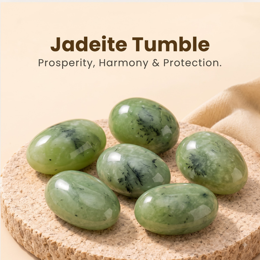 Jadeite Tumble – Prosperity, Harmony & Protection