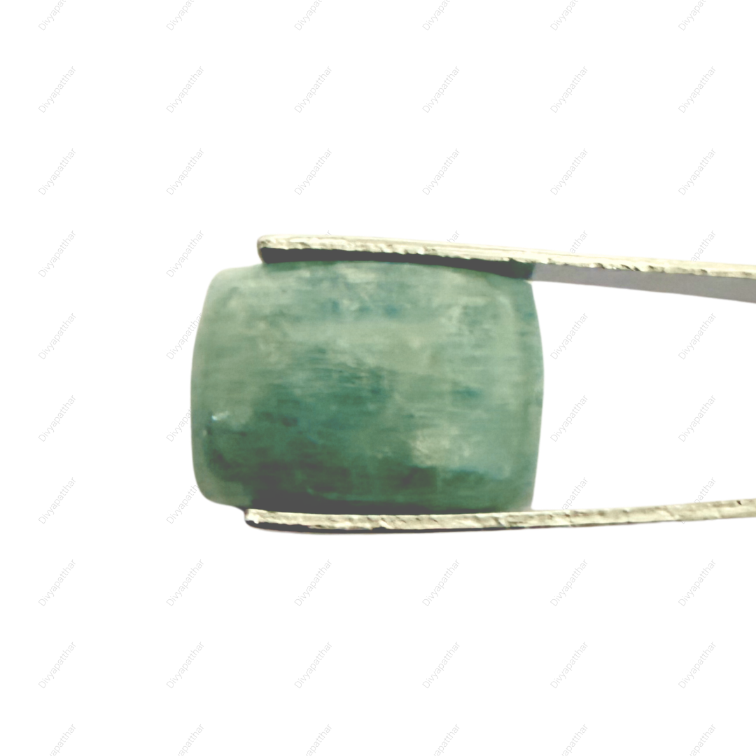 Natural Aquamarine Gemstone – Rectangular Shape (12.40 Carat | 13.51 Ratti)