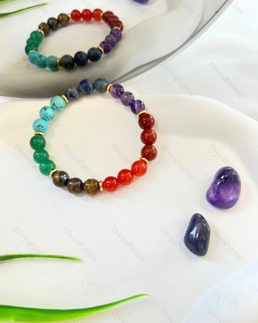 7 CHAKRA HEALING BRACELET (BALANCE, PROTECTION & SUCCESS)