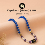 Capricorn Zodiac Mala – Clarity, Protection & Prosperity