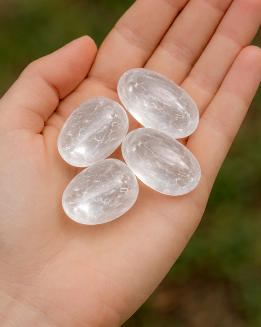 Clear Quartz Tumble – Amplify Energy, Clarity & Positive Intentions