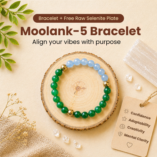 Moolank 5 Power Bracelet (Adaptability, Confidence & Mental Clarity)