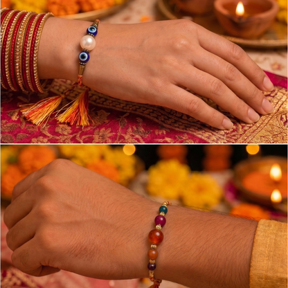 Moolank 9 Rakhi Gift Hamper (Married Brother Combo)