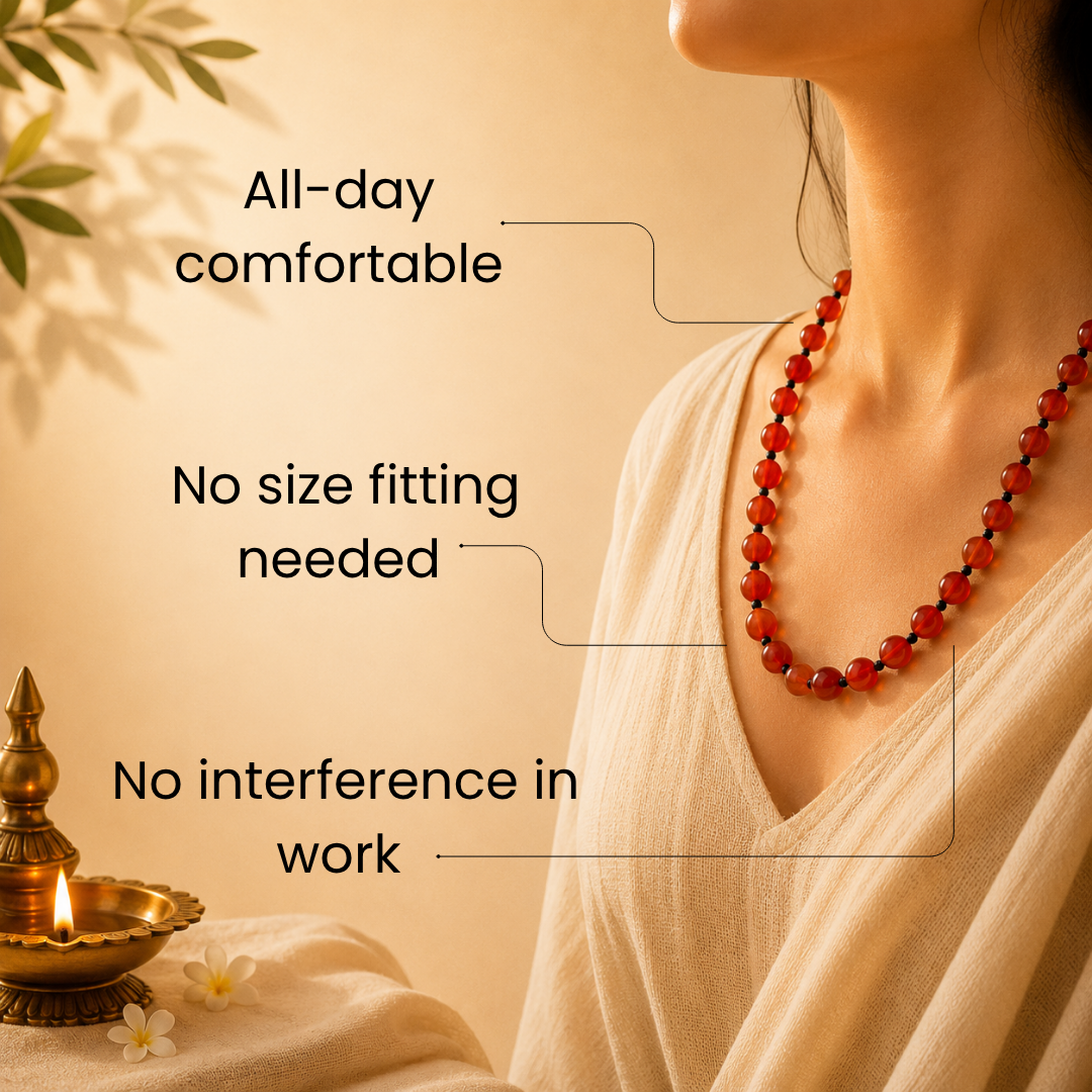 Carnelian Mala – Confidence, Motivation & Success