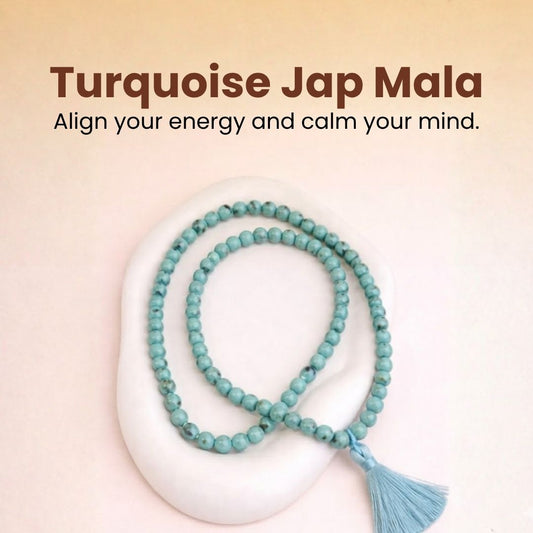 Turquoise Jap Mala – Healing, Protection & Inner Peace