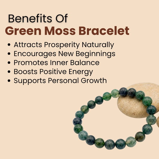 Green Moss Agate Bracelet