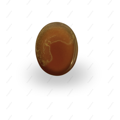 Natural Red Onyx Gemstone – Oval Shape (2.60 Carat | 2.83 Ratti)