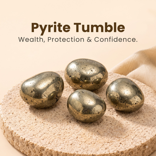 Pyrite Tumble – Wealth, Protection & Confidence