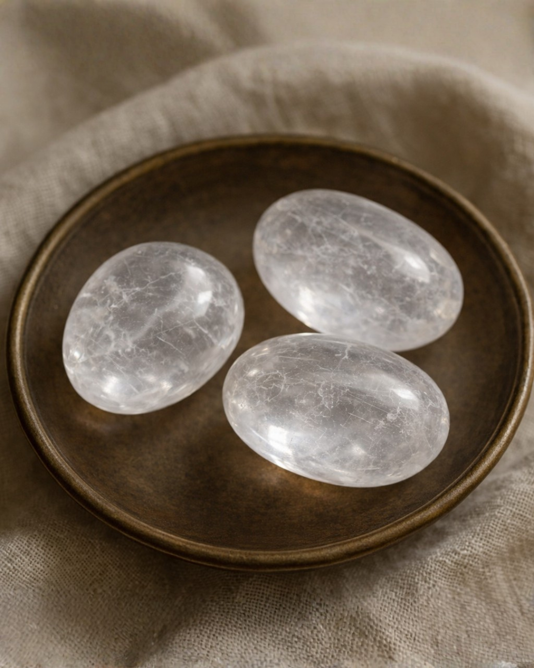Clear Quartz Tumble – Amplify Energy, Clarity & Positive Intentions