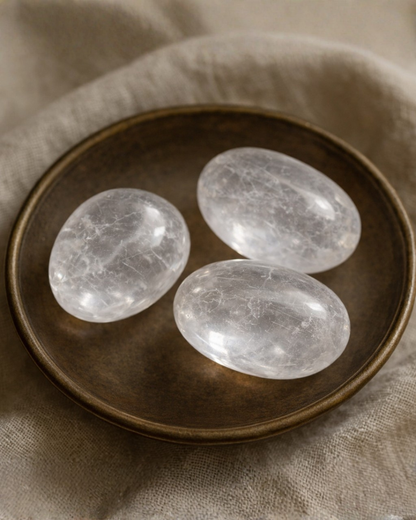 Clear Quartz Tumble – Amplify Energy, Clarity & Positive Intentions