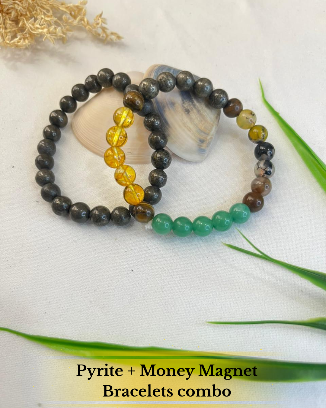 Money Magnet & Pyrite Bracelet Combo