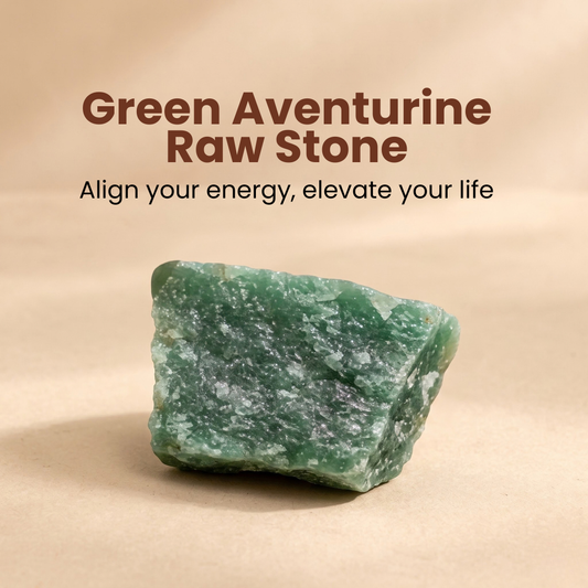 Green Aventurine Raw Stone – Luck, Opportunity & Emotional Balance