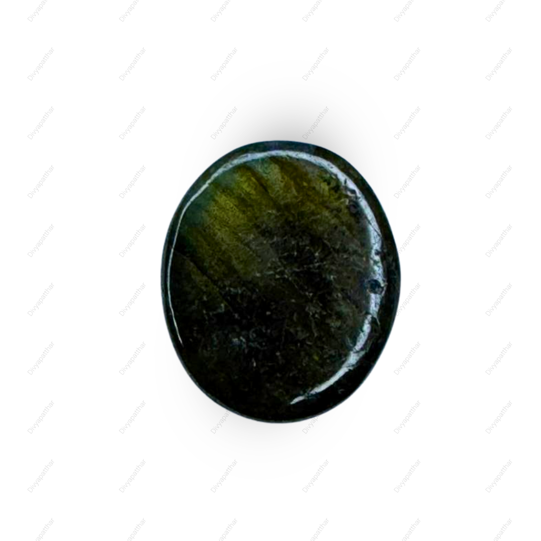 Natural Labradorite Gemstone – Oval Shape (7.30 Carat | 7.96 Ratti)