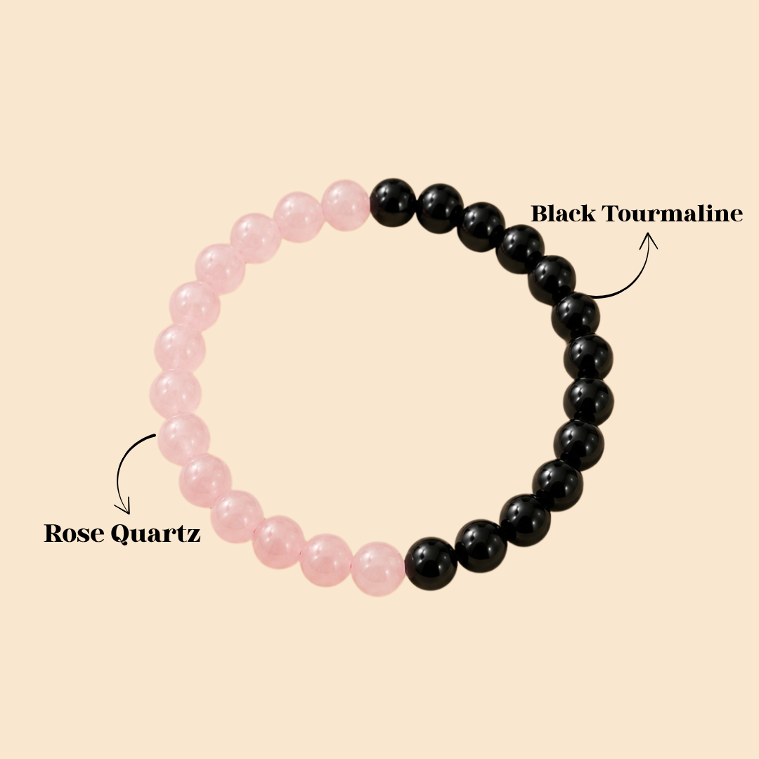 Natural Love Protection Bracelet (Heart Healing & Energy Shield)