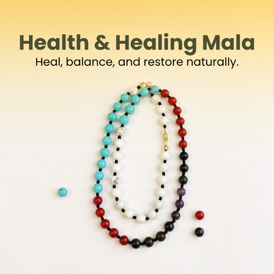 Health & Healing Power Mala (Wellness, Strength & Positive Energy)