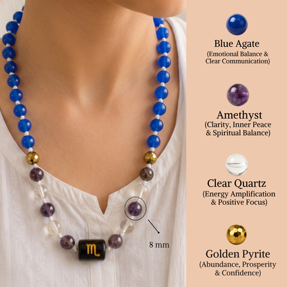 Capricorn Zodiac Mala – Clarity, Protection & Prosperity