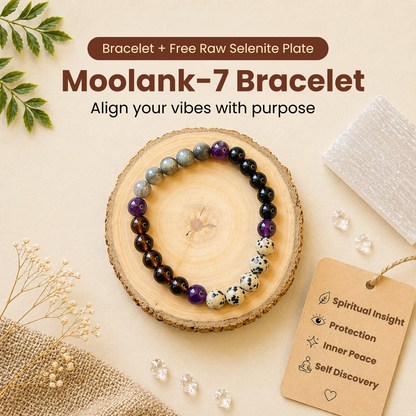 Moolank 7 Power Bracelet (Spiritual Insight, Protection & Inner Peace)