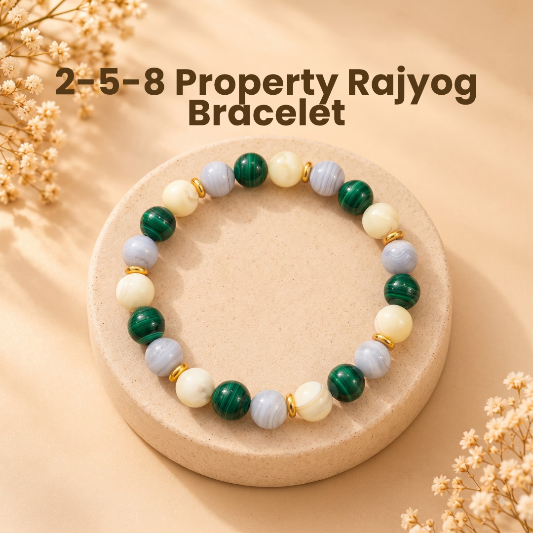 Property Rajyog Bracelet (2-5-8) – Stability & Prosperity