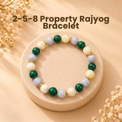 Property Rajyog Bracelet (2-5-8) – Stability & Prosperity